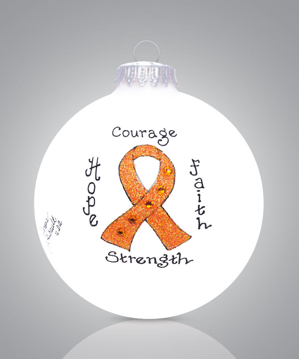 Orange ribbon on old aged background raising awareness on leukemia, kidney  cancer, RSD multiple sclerosis Satin fabric color symbolic concept for  public support on people living with tumor disease - System Concepts